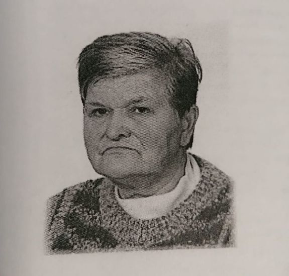 Zdjęcie portretowe czarno-białe zaginionej kobiety