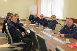 Szkolenie policjantów w Sądzie Rejonowym w Tarnobrzegu