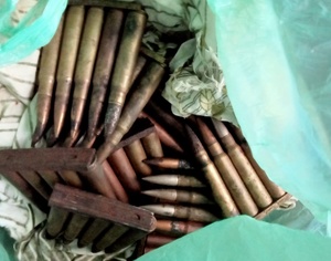 zabezpieczona amunicja