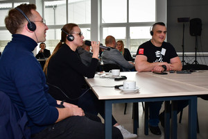 Uczestnicy szkolenia w trakcie zajęć na auli Oddziału Prewencji Policji w Rzeszowie.