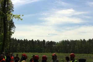 Ćwiczenia taktyczno - specjalne służb w gminie Gorzyce- zderzenie się pojazdów powietrznych