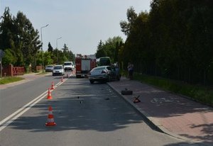 Wypadek drogowy ul. Warszawska Tarnobrzeg