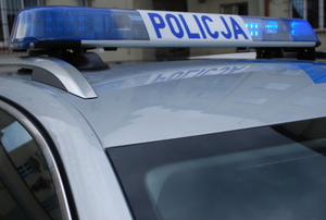 Na zdjęciu policyjny radiowóz.