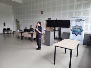 Szkolenie dla policyjnych koordynatorów ds. profilaktyki społecznej, nieletnich i patologii oraz procedury „Niebieskie Karty” - na zdjęciu uczestnicy