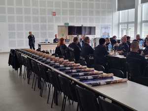 Szkolenie dla policyjnych koordynatorów ds. profilaktyki społecznej, nieletnich i patologii oraz procedury „Niebieskie Karty” - na zdjęciu uczestnicy