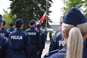 Ślubowanie nowo przyjętych policjantów na Oddziale Prewencji Policji