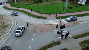 policjanci w czasie akcji Wszystkich świętych