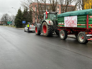 Protest rolników na terenie powiatu jarosławskiego