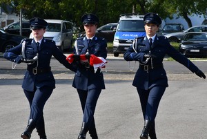 ślubowanie policjantów na terenie Oddziału Prewencji Policji w Rzeszowie