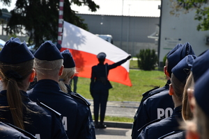 ślubowanie policjantów na terenie Oddziału Prewencji Policji w Rzeszowie