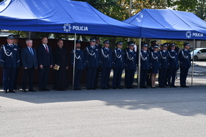 ślubowanie policjantów na terenie Oddziału Prewencji Policji w Rzeszowie