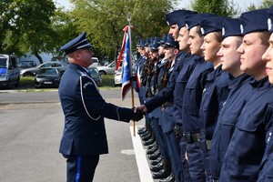 ślubowanie policjantów na terenie Oddziału Prewencji Policji w Rzeszowie