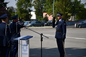 ślubowanie policjantów na terenie Oddziału Prewencji Policji w Rzeszowie