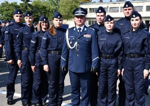 ślubowanie policjantów na terenie Oddziału Prewencji Policji w Rzeszowie