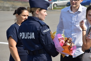 ślubowanie policjantów na terenie Oddziału Prewencji Policji w Rzeszowie