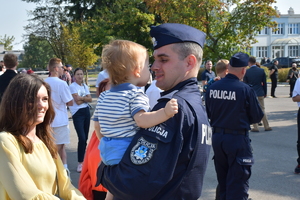 ślubowanie policjantów na terenie Oddziału Prewencji Policji w Rzeszowie