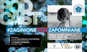Grafika z kampanii #zaginioneNIEzapomniane