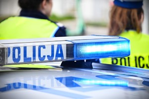 belka policyjnego radiowozu