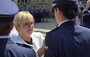 Policjanci podczas Święta Policji