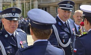 Policjanci podczas Święta Policji