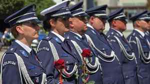 Policjanci podczas Święta Policji