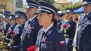 Policjanci podczas Święta Policji