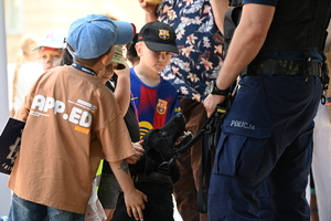 Policjanci i uczestnicy uroczystości Święta Policji w Rzeszowie