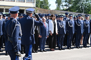 Policjanci i zaproszeni goście podczas obchodów Święta Policji w OPP Rzeszów