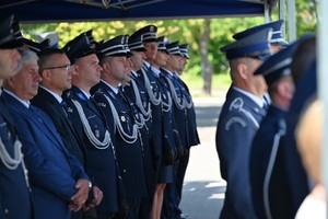 Policjanci i zaproszeni goście podczas obchodów Święta Policji w OPP Rzeszów