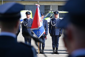 Policjanci i zaproszeni goście podczas obchodów Święta Policji w OPP Rzeszów