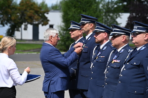 Policjanci i zaproszeni goście podczas obchodów Święta Policji w OPP Rzeszów