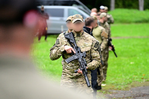Policjanci podczas szkolenia