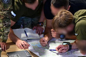 Policjanci podczas szkolenia