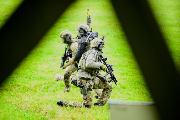 Policjanci podczas szkolenia