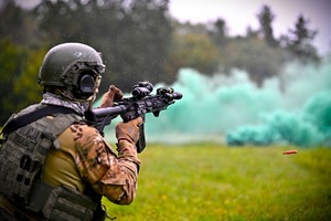 Policjanci podczas szkolenia