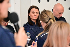 Funkcjonariusze podczas szkolenia