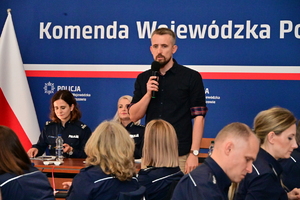 Funkcjonariusze podczas szkolenia