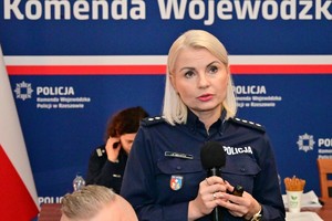 Funkcjonariusze podczas szkolenia