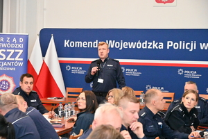 Funkcjonariusze podczas szkolenia