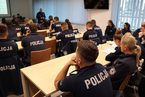 Policjanci podczas doskonalenia zawodowego