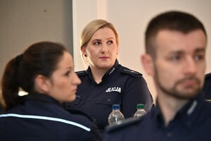 Funkcjonariusze podczas szkolenia