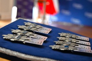 Funkcjonariusze podczas ślubowania