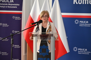 Funkcjonariusze podczas ślubowania