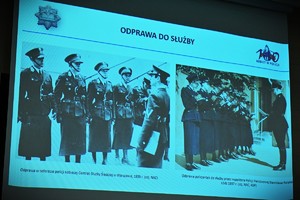 Na zdjęciach funkcjonariusze Policji oraz inni uczestnicy seminarium.