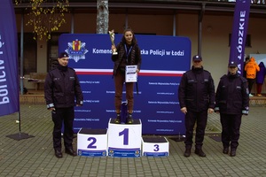 Policjanci reprezentujący nasz garnizon w VII Niebieskim Biegu Niepodległości o Puchar Komendanta Głównego Policji