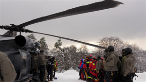 kontrterroryści podczas ćwiczeń