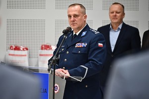 Funkcjonariusze podczas odznaczenia