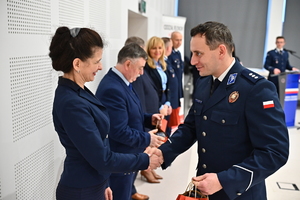 Funkcjonariusze podczas odznaczenia