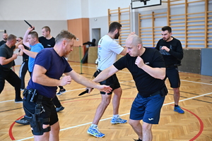 Funkcjonariusze podczas szkolenia