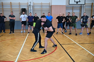 Funkcjonariusze podczas szkolenia